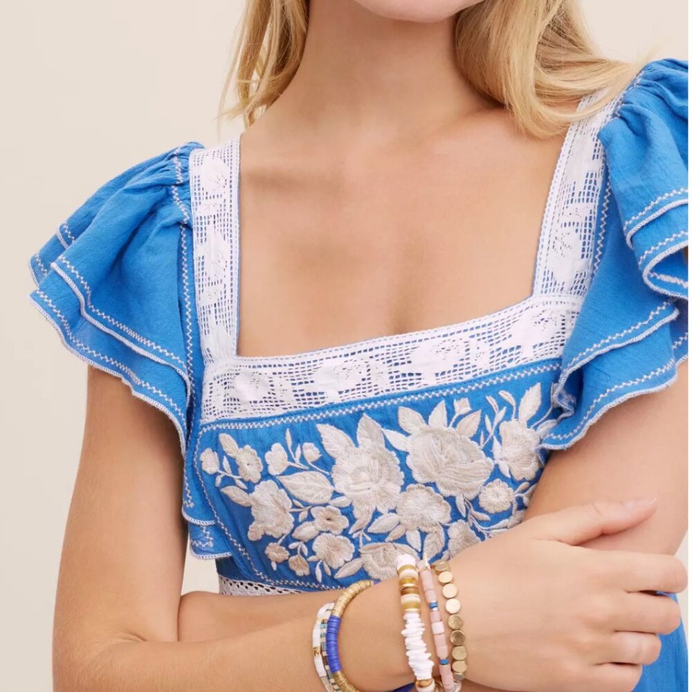 M.A.B.E Alberta Embroidered Dress - Picture 4 of 8